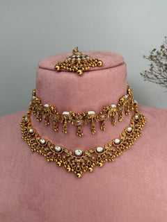 Arpan double necklace set