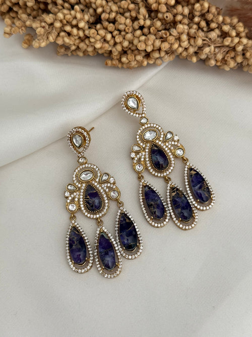 Monalisa fire stone earrings
