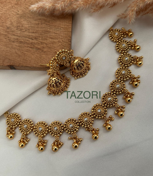 Gold Imitation Necklace Set
