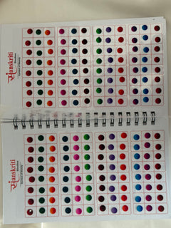 Ombré double shade bindi hook