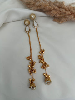 Kashmiri statement earrings