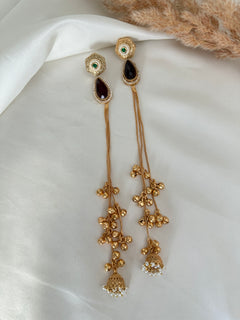 Kashmiri statement earrings