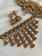 Waterfall Gold Choker Set