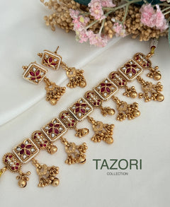 Pearl x Gold Choker Set