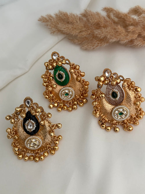 Kashmiri ghoongro Adjustable Ring