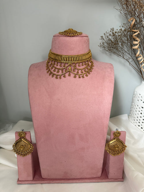 Phulkari choker Set