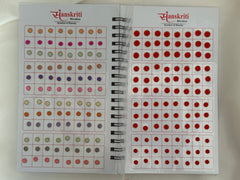 Zari plain bindi book