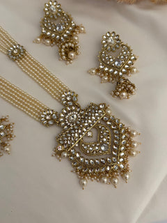Pearl Kundan Rani Haar