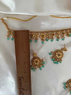 Pink Gold Choker Set