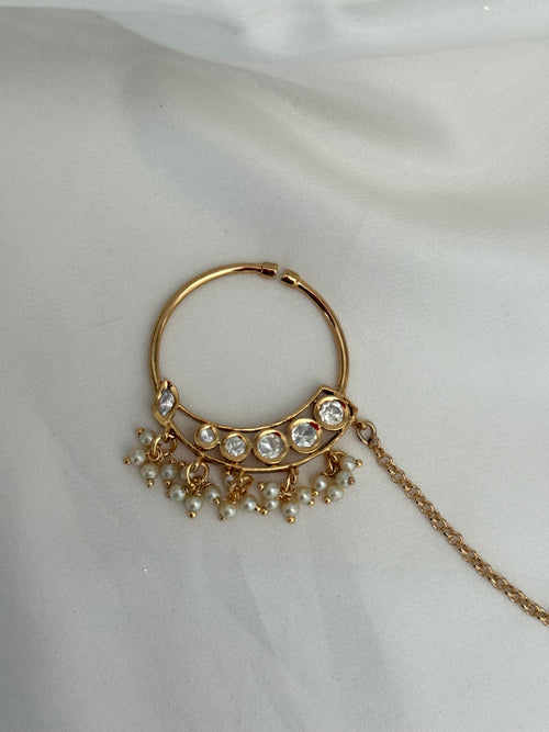 Bridal Kundan Nose Ring