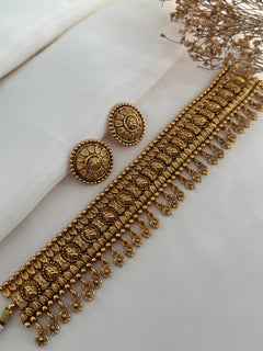 Mehar Gold imitation Choker Set