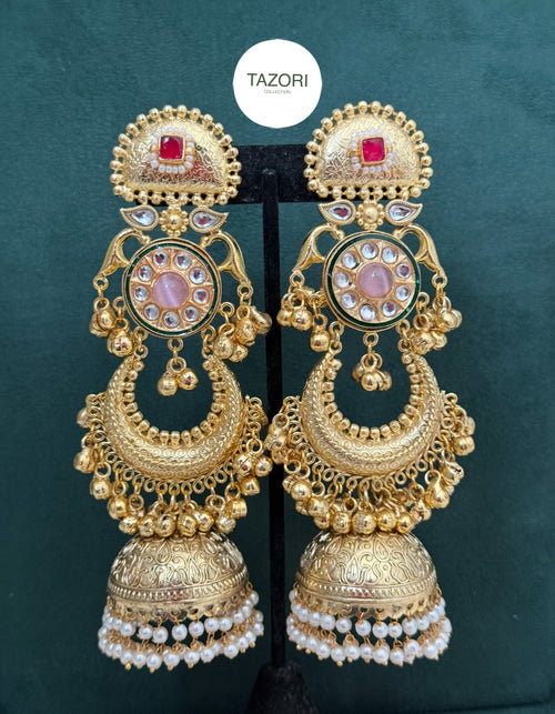 German silver jhumka