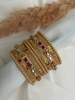 Gold Imitation bangle stack