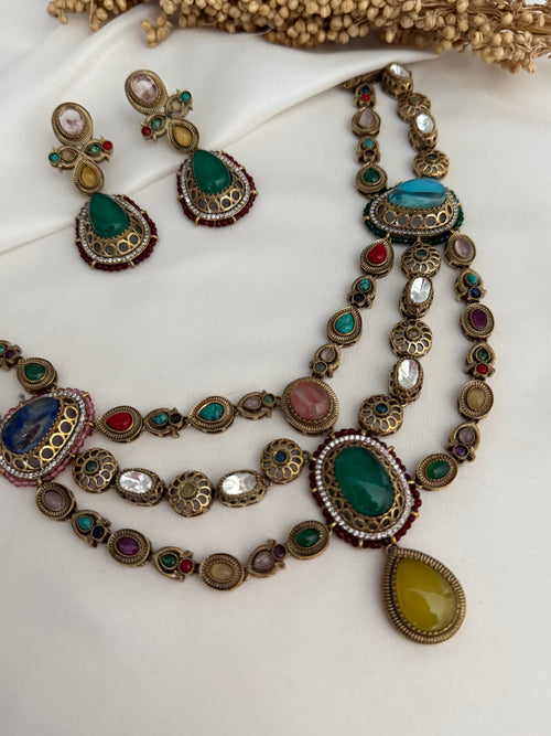 Sabyasachi layered Necklace Set