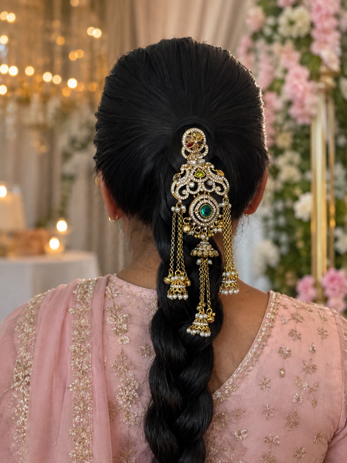 Kundan hair accessories