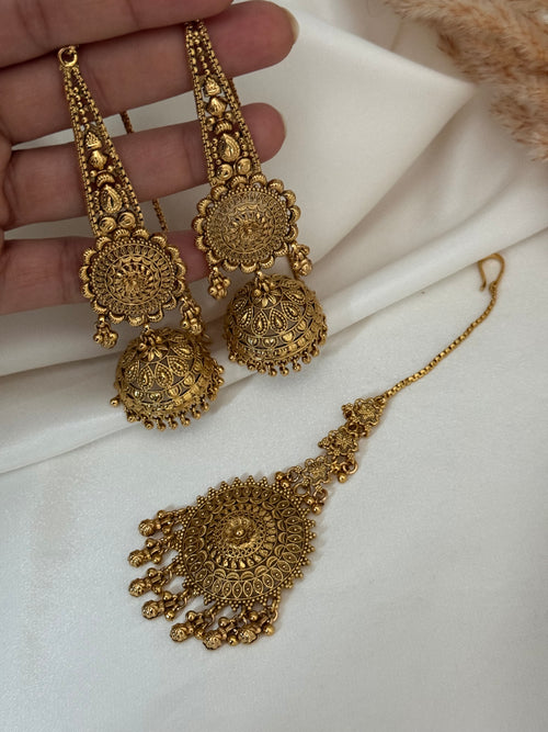 Maahi Jhumka x tikka Set