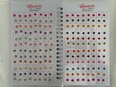 Zari plain bindi book