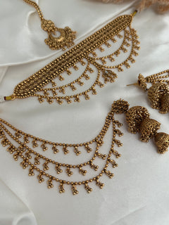 Kaira gold Choker Set
