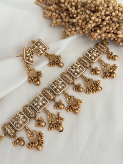 Pearl x Gold Choker Set