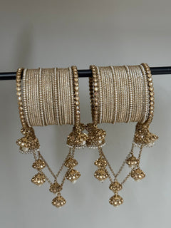 Jhumki Bangles Set