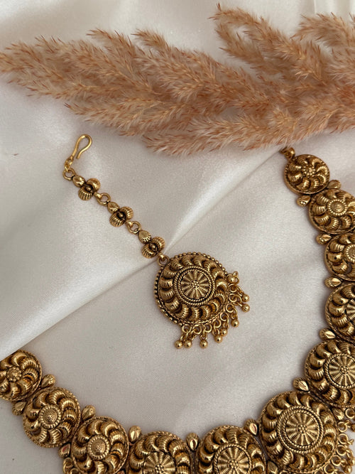 Gold Imitation Necklace Set