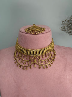 Phulkari choker Set