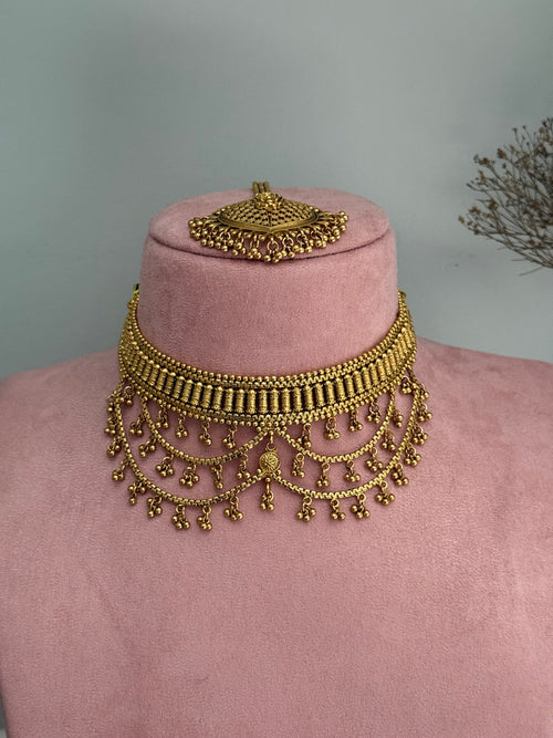 Phulkari choker Set