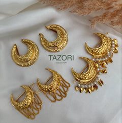 Chand / Moon pipple Patti hair pins
