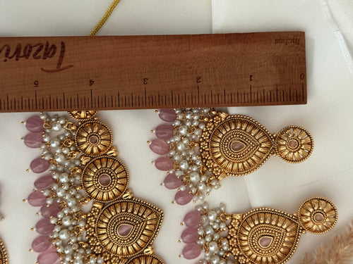 Bhavi Gold Imitation Choker Set