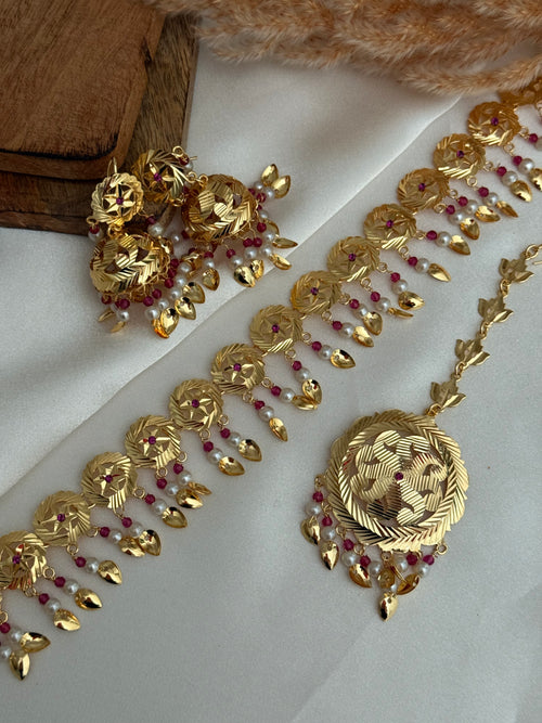 Patra Jadau Choker Set