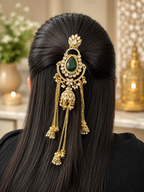 Kundan hair accessory