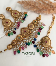 Bhavi Gold Imitation Choker Set