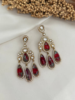 Monalisa fire stone earrings