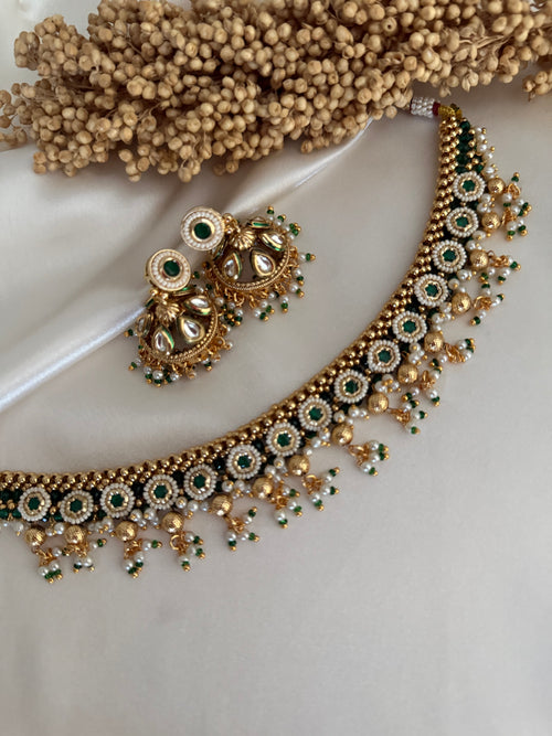 Gold Imitation Choker Set