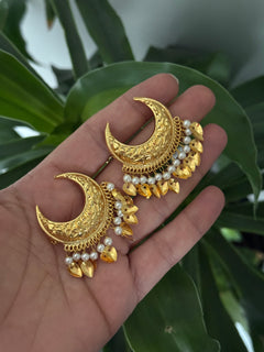 Chand / Moon pipple Patti hair pins