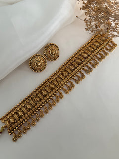 Mehar Gold imitation Choker Set