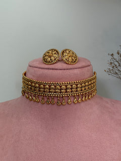 Gold imitation Choker Set