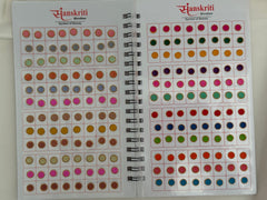 Zari plain bindi book