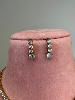 American Diamond Necklace Set