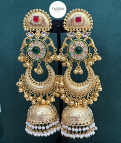 German silver jhumka