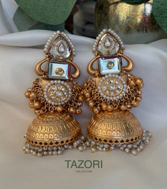 German silver Oxidized Earrings