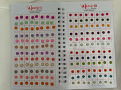 Zari plain bindi book