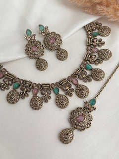 Zara Polki Necklace Set