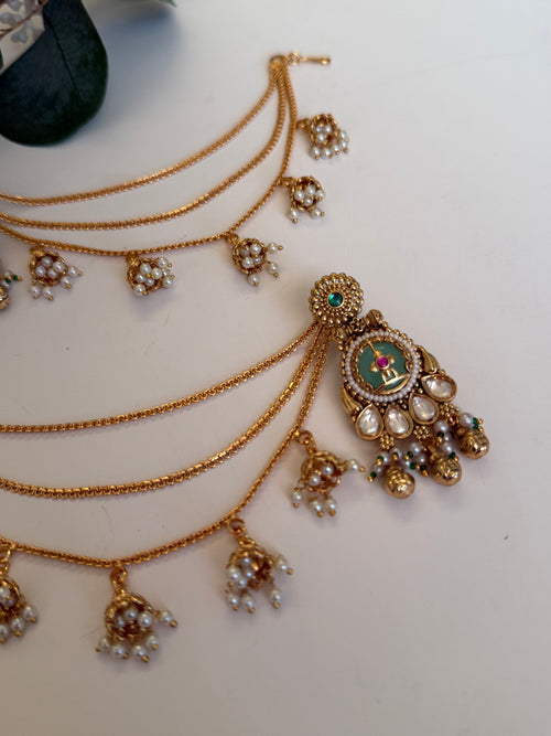 Heritage earrings x Saharas