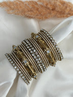 Gold Bangle stack Set