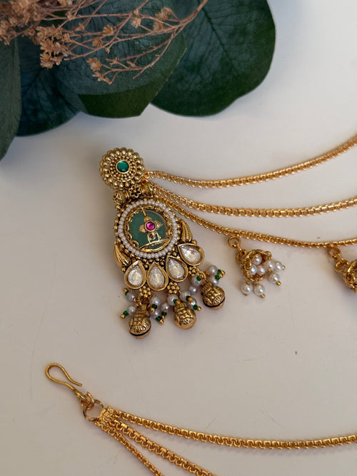 Heritage earrings x Saharas