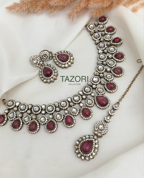 Uncut Kundan Necklace Set