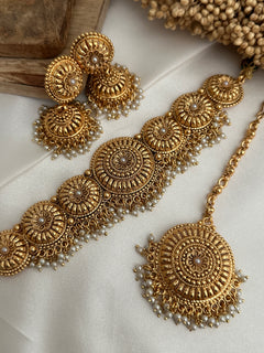 Antique Gold|Color:White