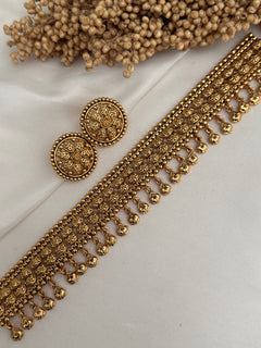 Gold imitation Choker Set