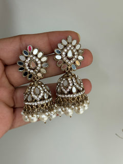 Pearl mirror Necklace Set